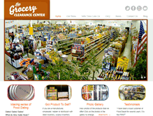 Tablet Screenshot of groceryclearancecenter.com